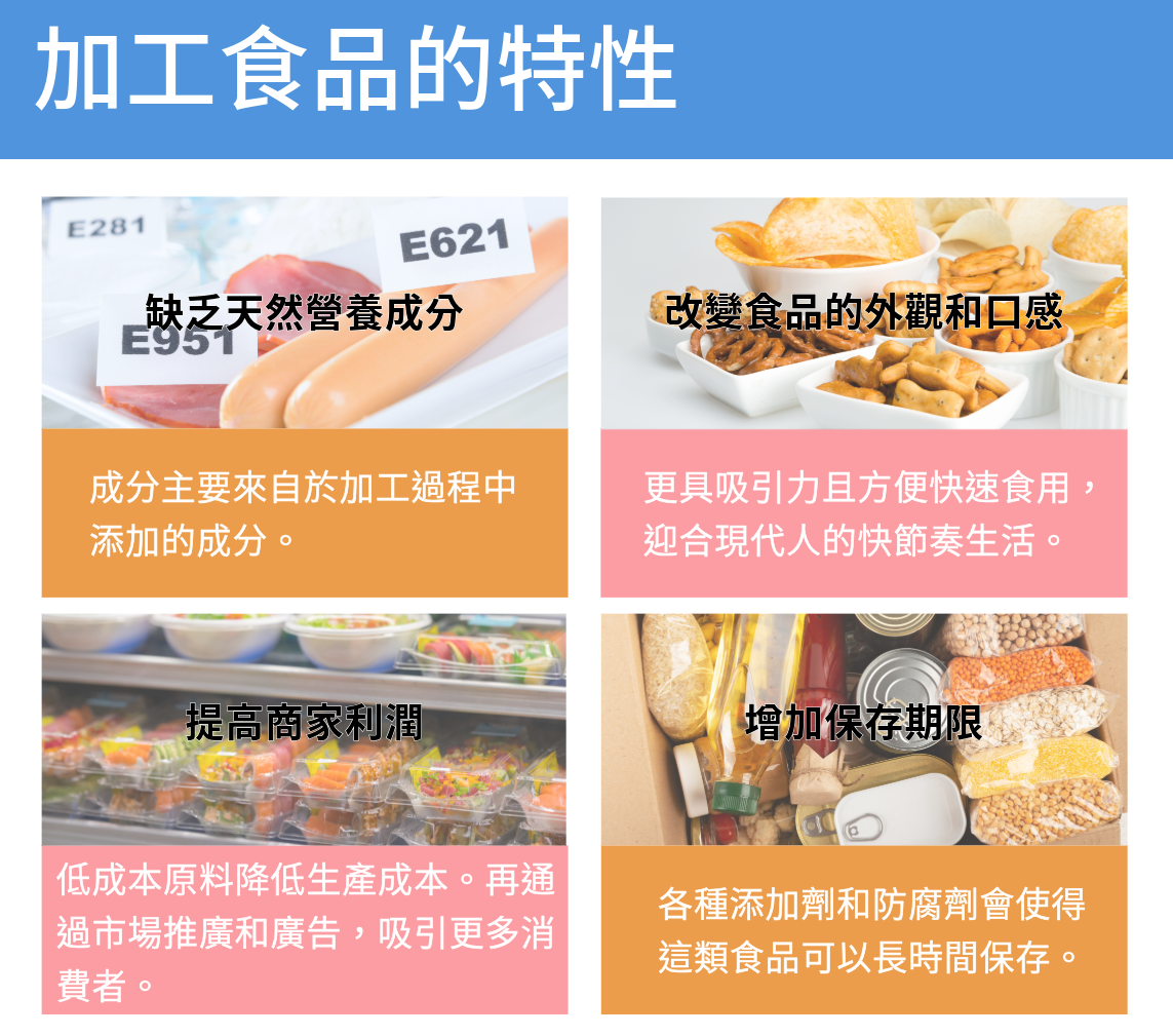 加工食品的特性